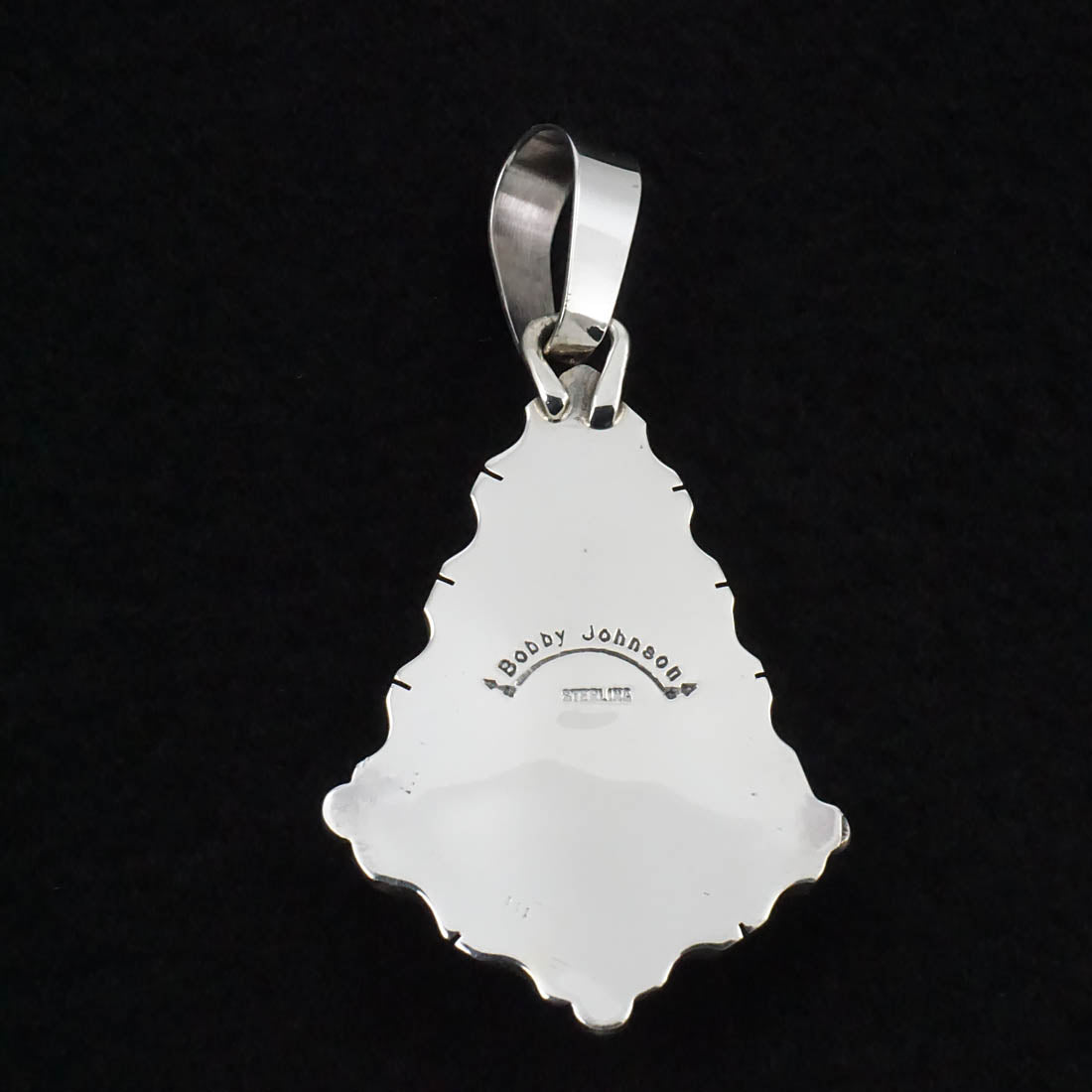 Bobby Johnson Spiny Oyster & Sterling Silver Pendant