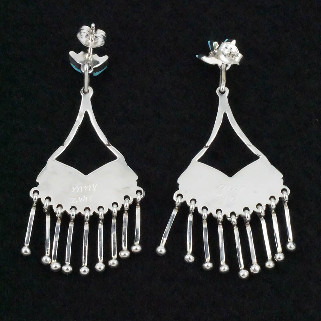 Mildred Ukestine Turquoise & Sterling Silver Earrings