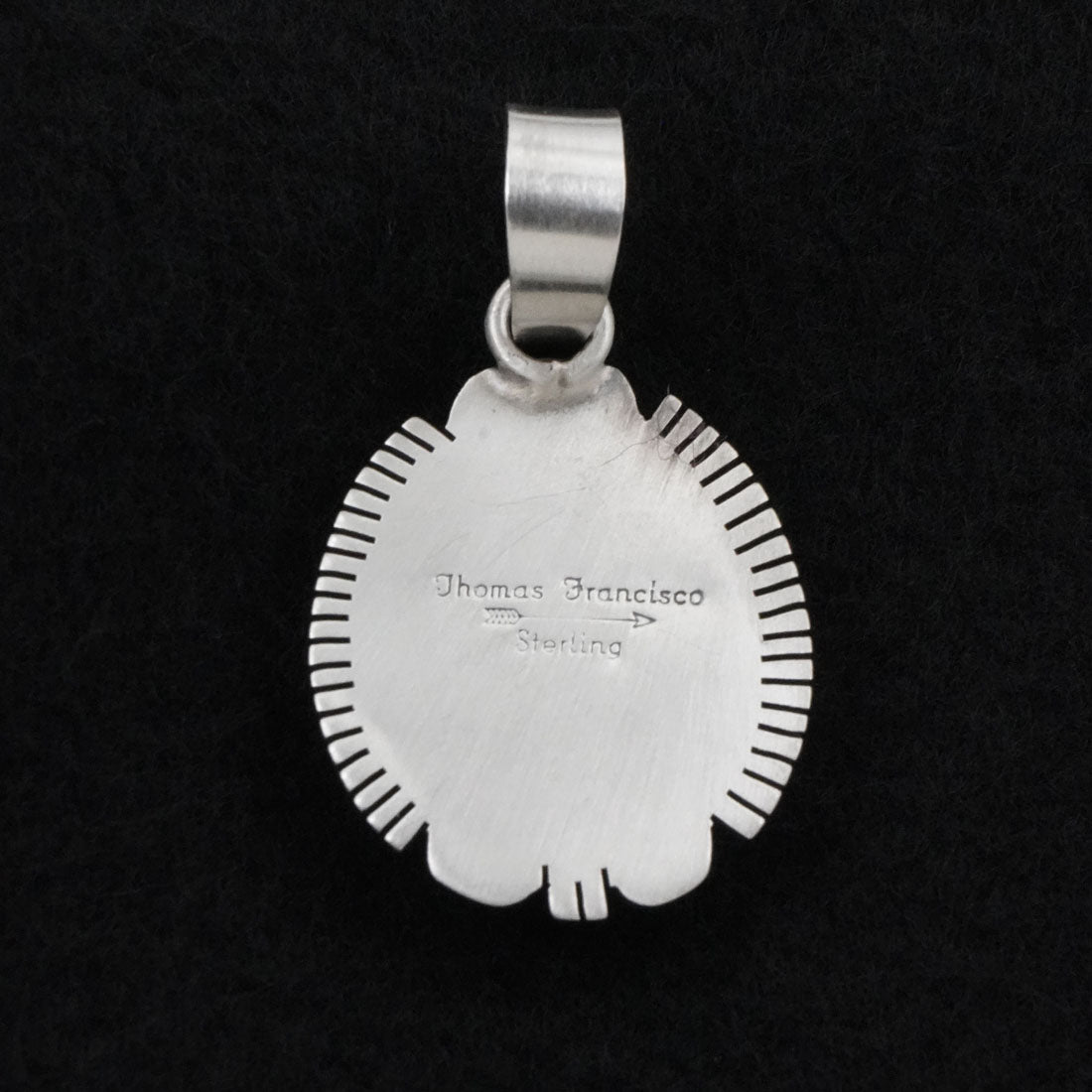 Thomas Francisco Turquoise & Sterling Silver Pendant