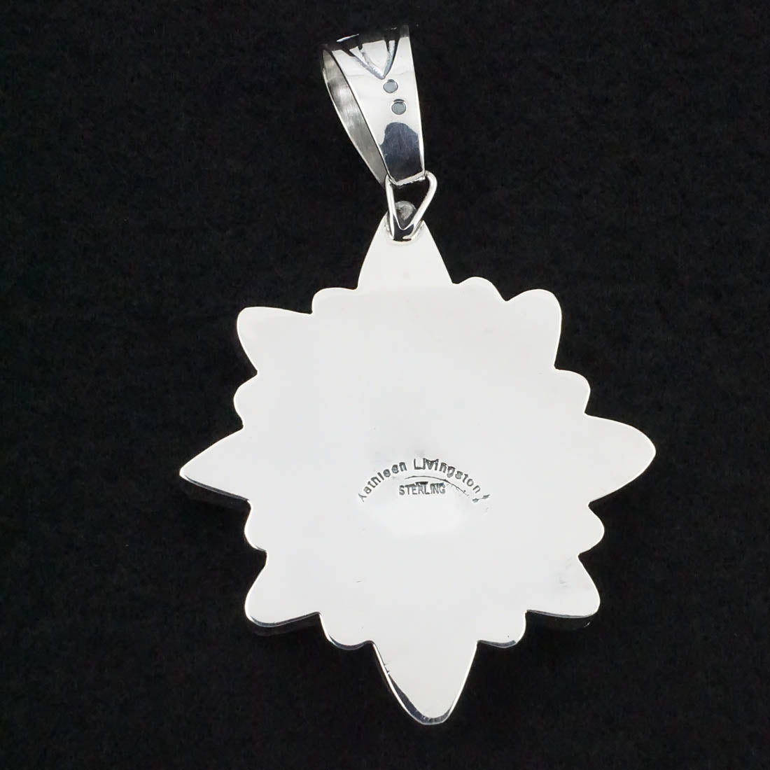 Kathleen Livingston Turquoise & Sterling Silver Pendant