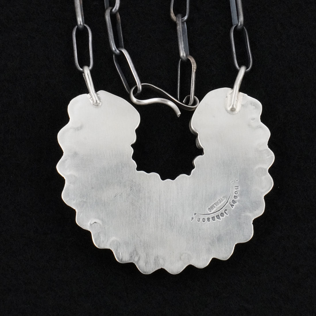 Bobby Johnson Turquoise & Sterling Silver Necklace