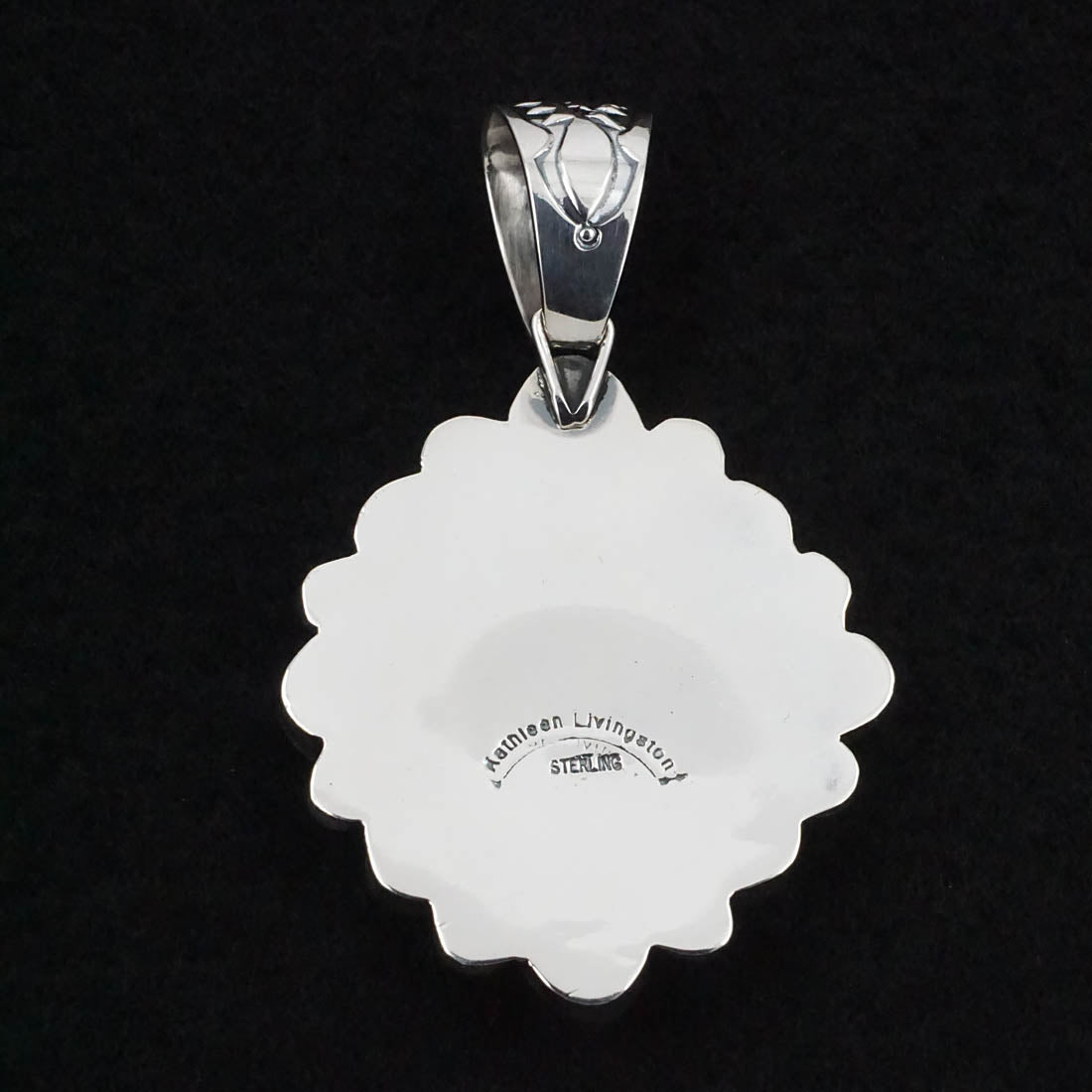 Kathleen Livingston Turquoise & Sterling Silver Pendant