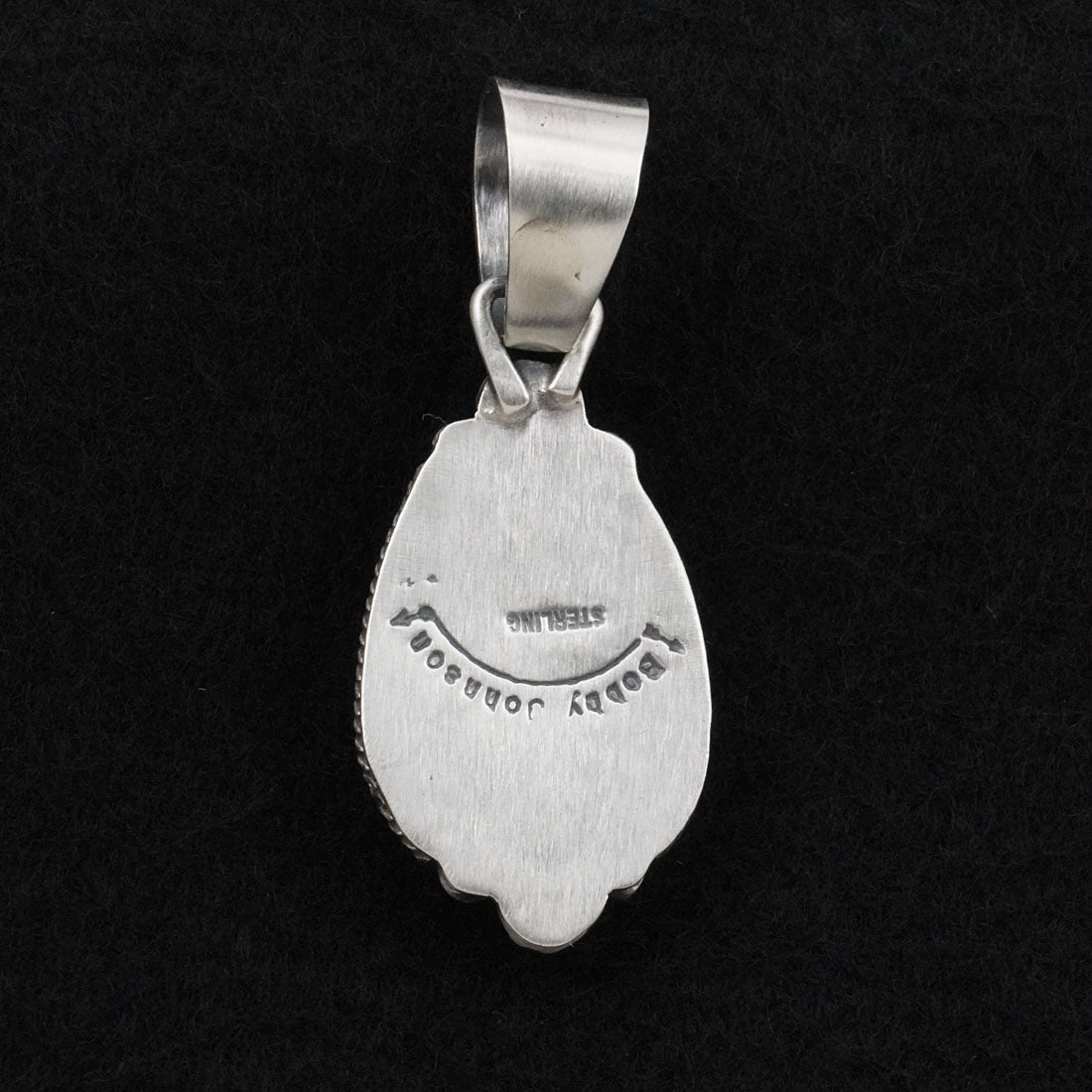 Bobby Johnson Turquoise & Sterling Silver Pendant
