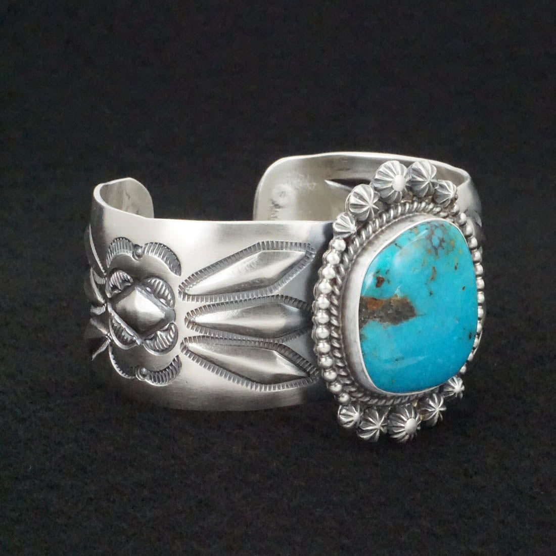 Raymond Delgarito Turquoise & Sterling Silver Bracelet