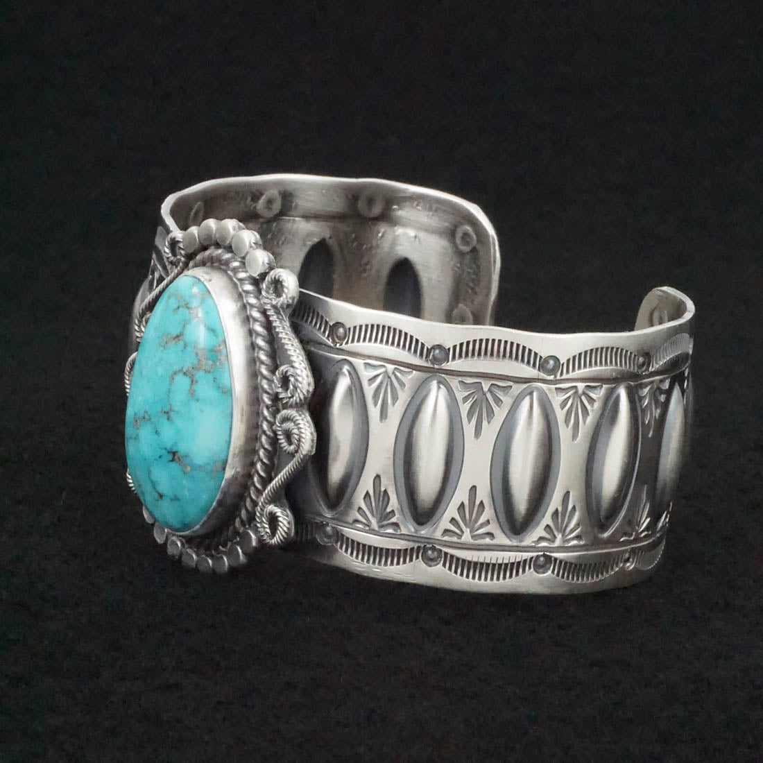 Raymond Delgarito Turquoise & Sterling Silver Bracelet