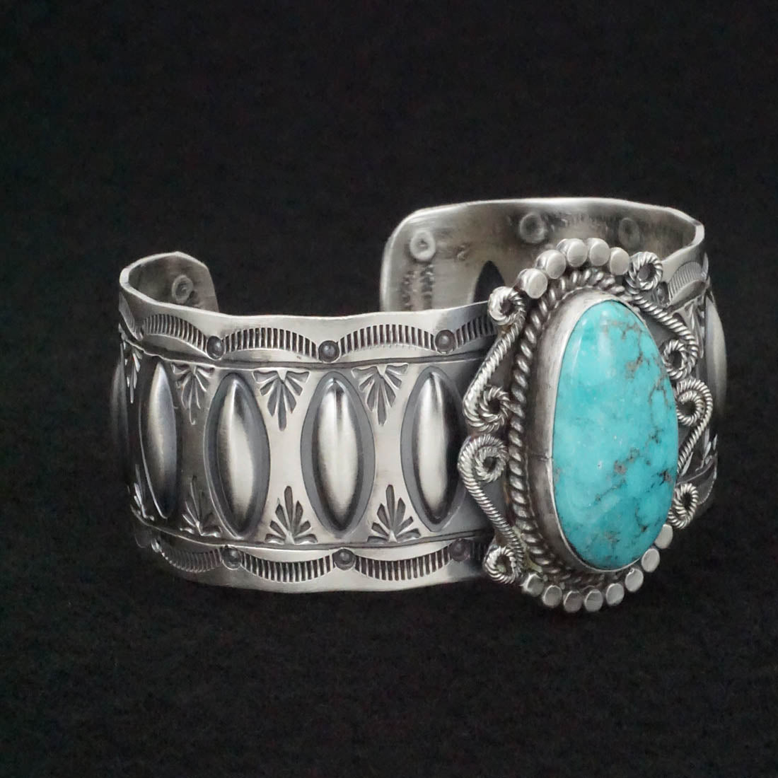 Raymond Delgarito Turquoise & Sterling Silver Bracelet