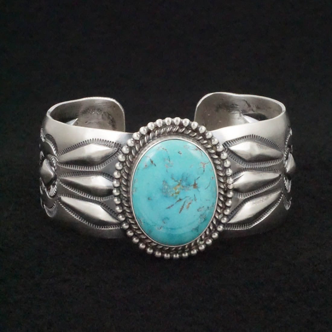 Raymond Delgarito Turquoise & Sterling Silver Bracelet