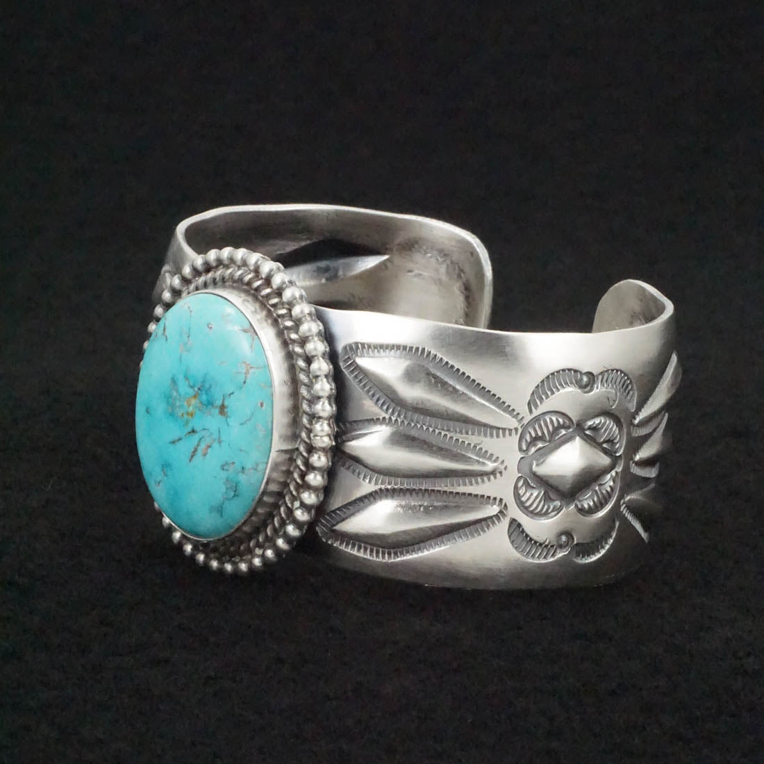 Raymond Delgarito Turquoise & Sterling Silver Bracelet
