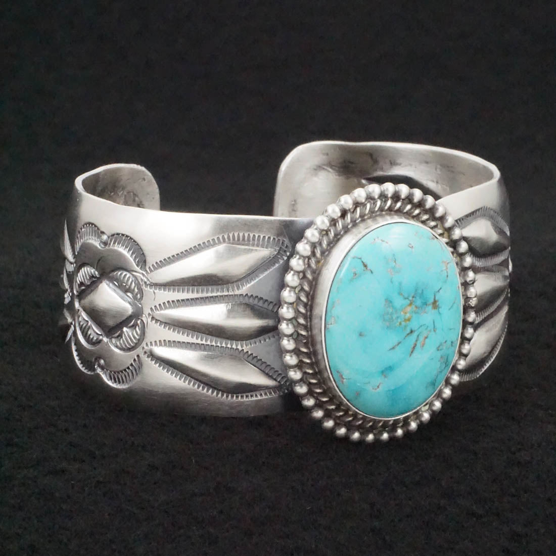 Raymond Delgarito Turquoise & Sterling Silver Bracelet