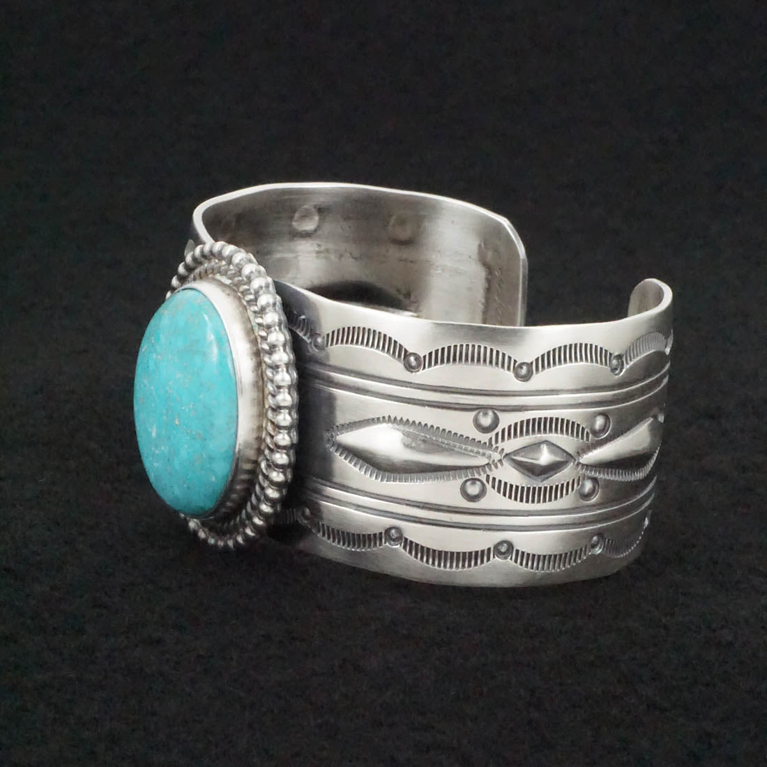 Raymond Delgarito Turquoise & Sterling Silver Bracelet