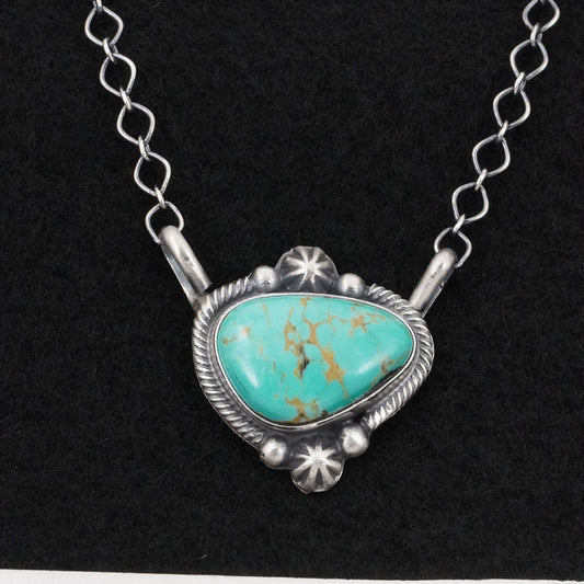 Bobby Johnson Turquoise & Sterling Silver Necklace