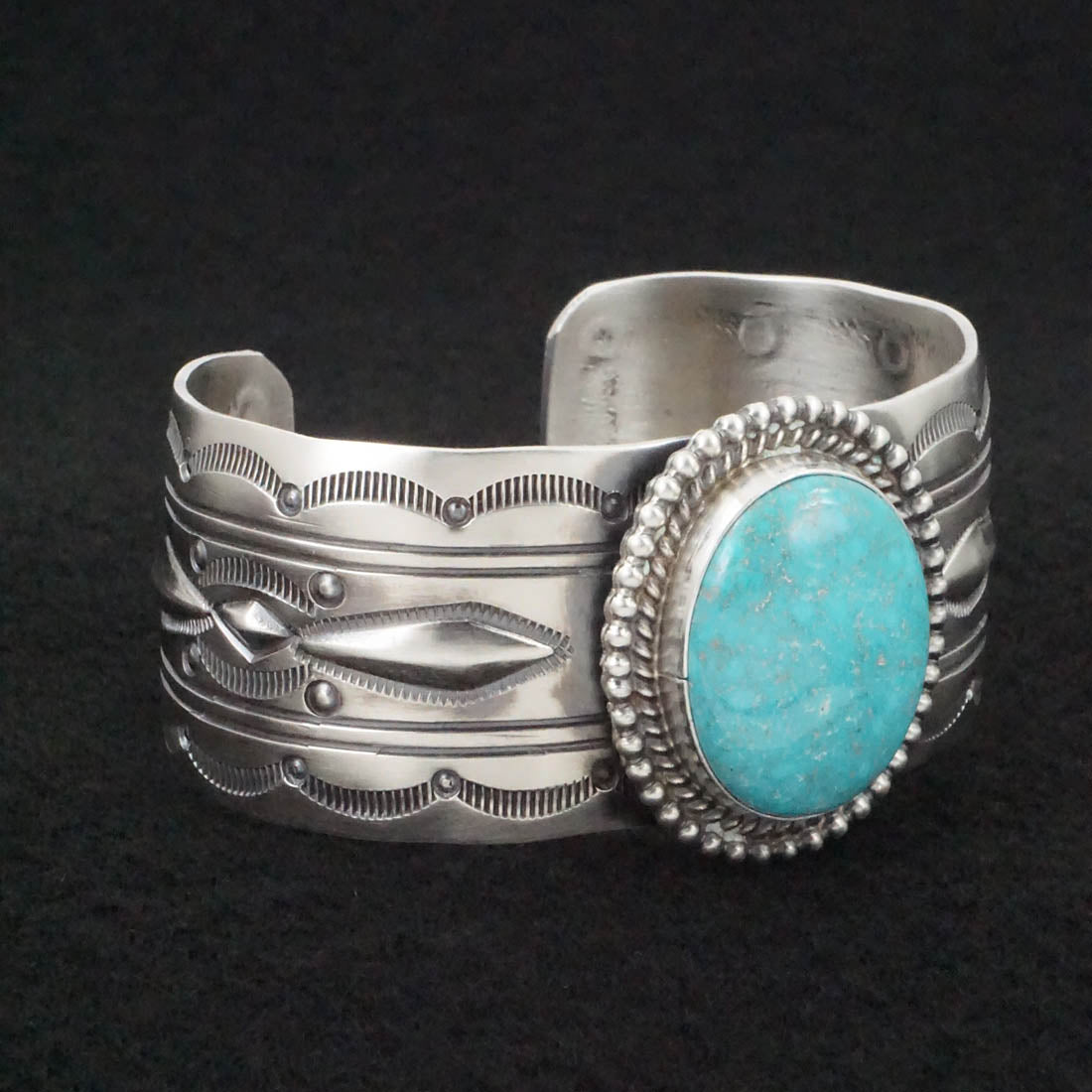 Raymond Delgarito Turquoise & Sterling Silver Bracelet