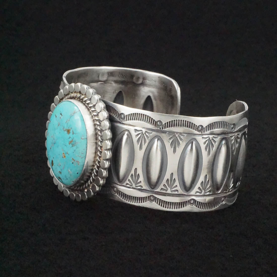 Raymond Delgarito Turquoise & Sterling Silver Bracelet