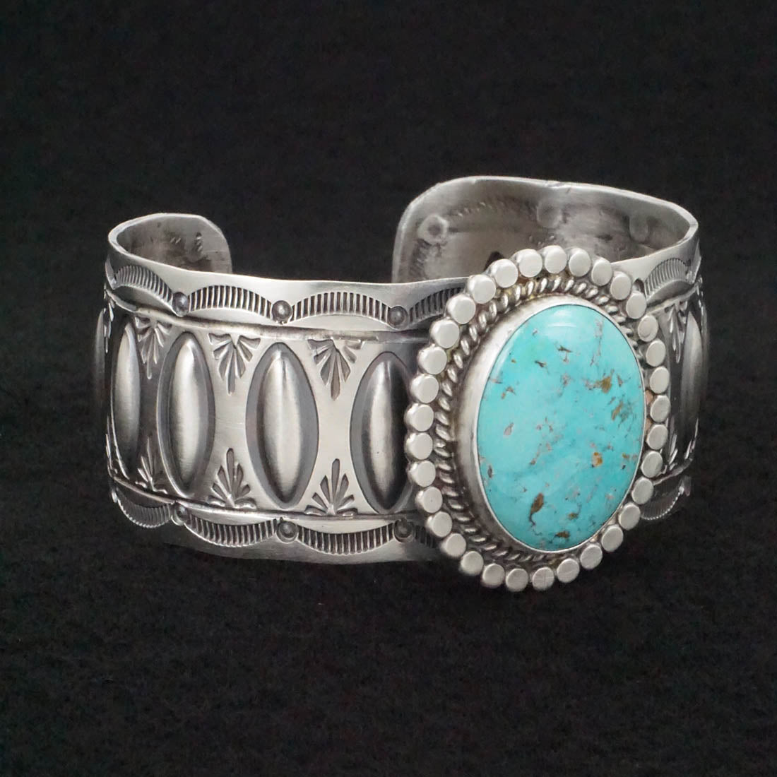 Raymond Delgarito Turquoise & Sterling Silver Bracelet