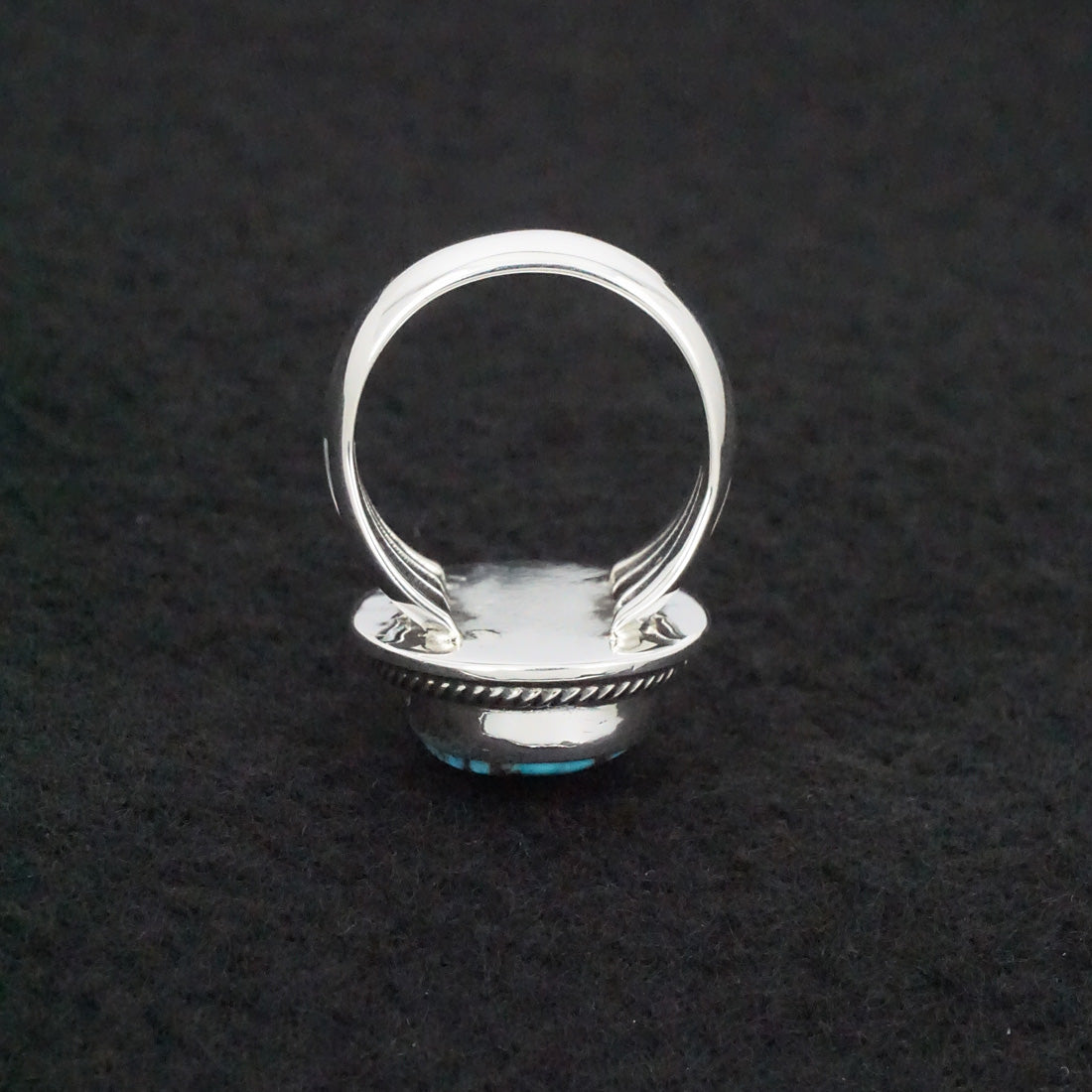 Marita Benally Turquoise & Sterling Silver Ring Size 7
