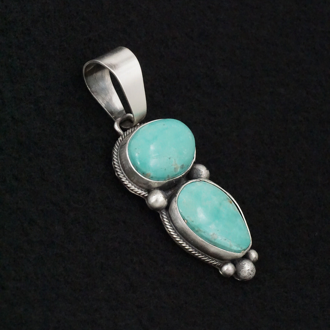 Darrin Livingston Turquoise & Sterling Silver Pendant