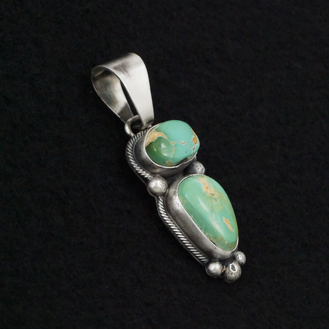 Darrin Livingston Turquoise & Sterling Silver Pendant