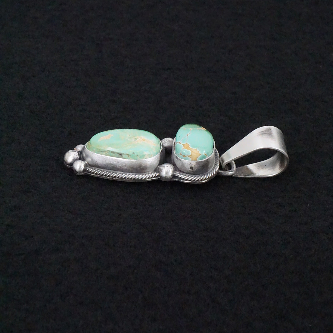Darrin Livingston Turquoise & Sterling Silver Pendant