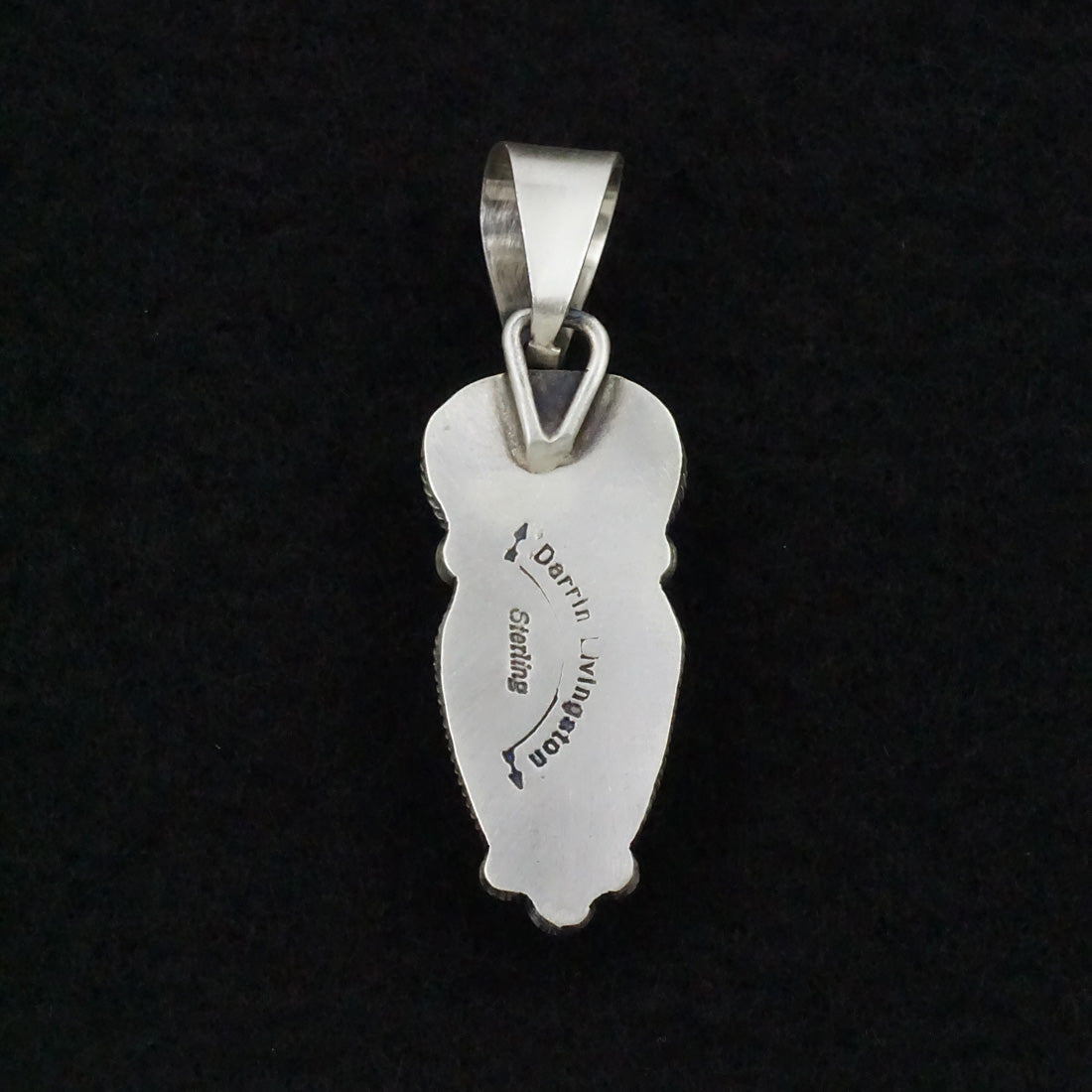 Darrin Livingston Turquoise & Sterling Silver Pendant