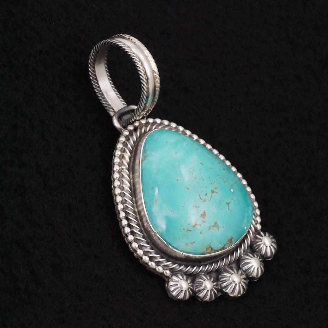 Kathleen Livingston Turquoise & Sterling Silver Pendant