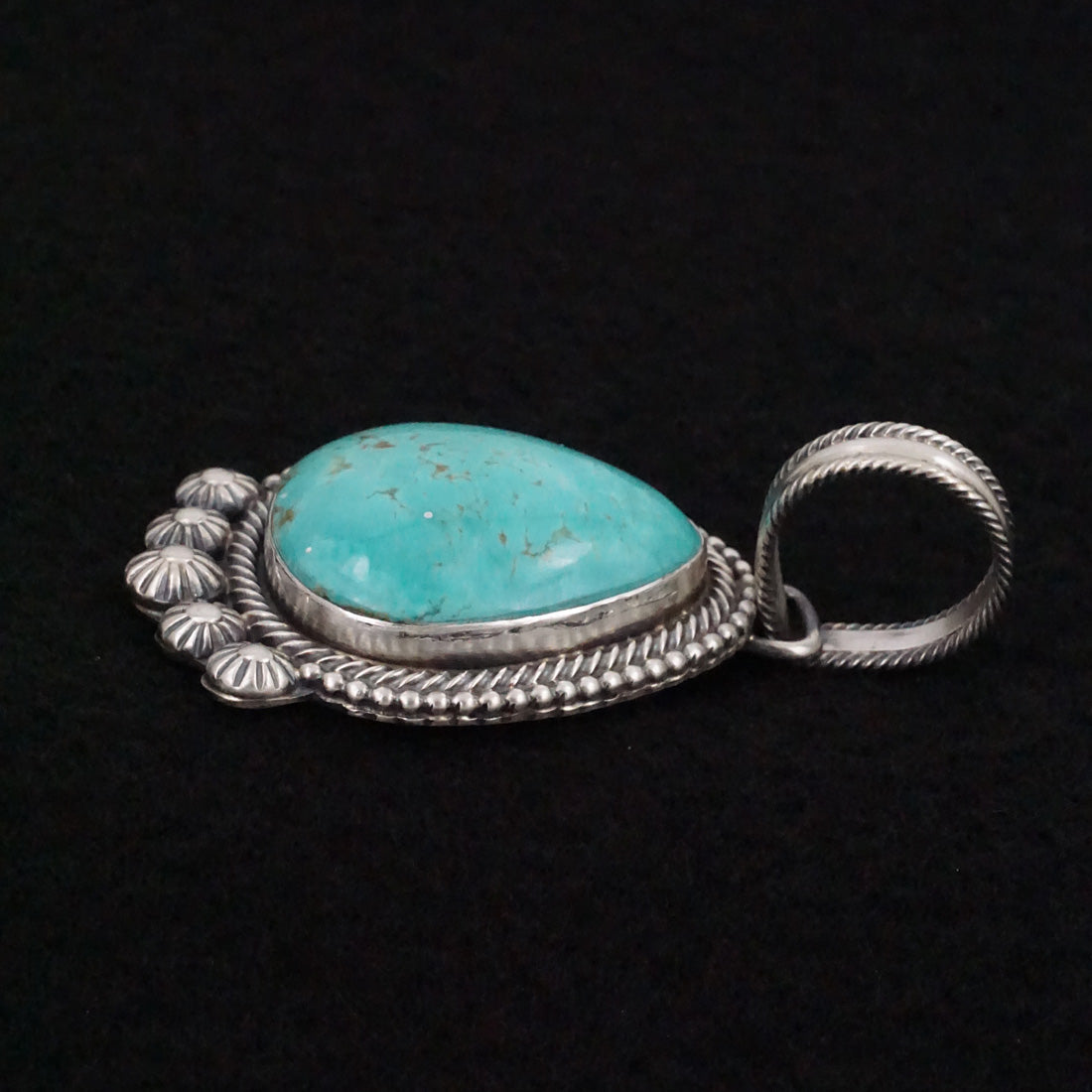 Kathleen Livingston Turquoise & Sterling Silver Pendant