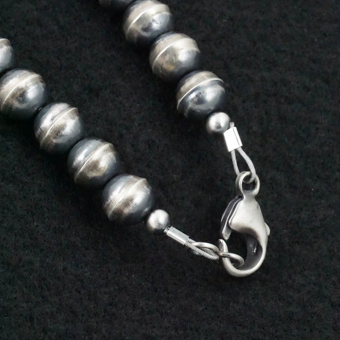 Paul Livingston Spiny Oyster & Sterling Silver Squash Blossom Set