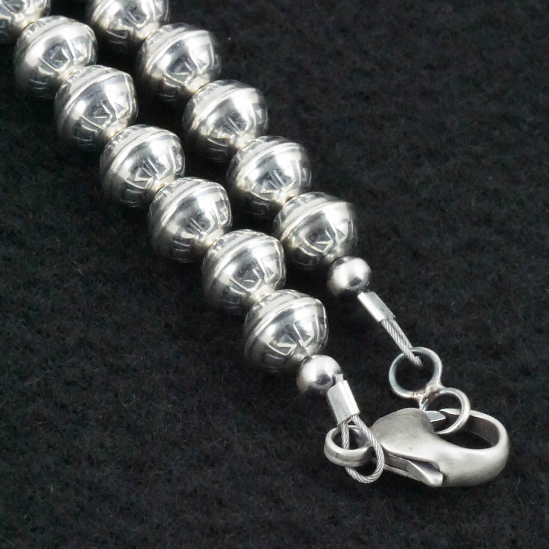 Kathleen Livingston Spiny Oyster & Sterling Silver Squash Blossom Set
