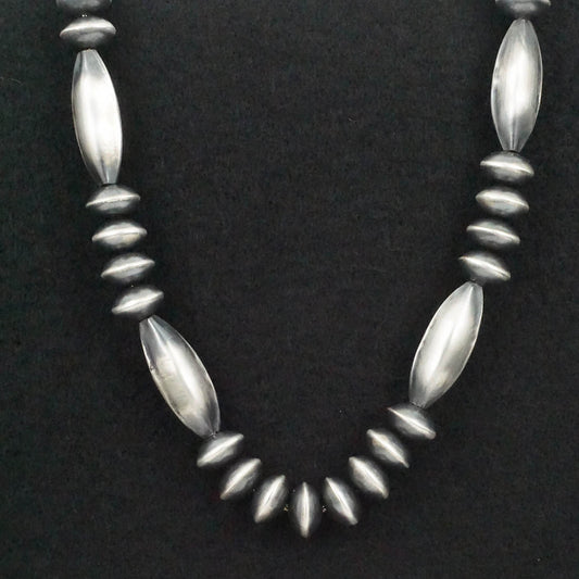 Presley Haley Sterling Silver Navajo Pearl Necklace 20"