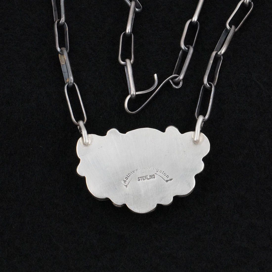 Kathleen Livingston Turquoise & Sterling Silver Necklace