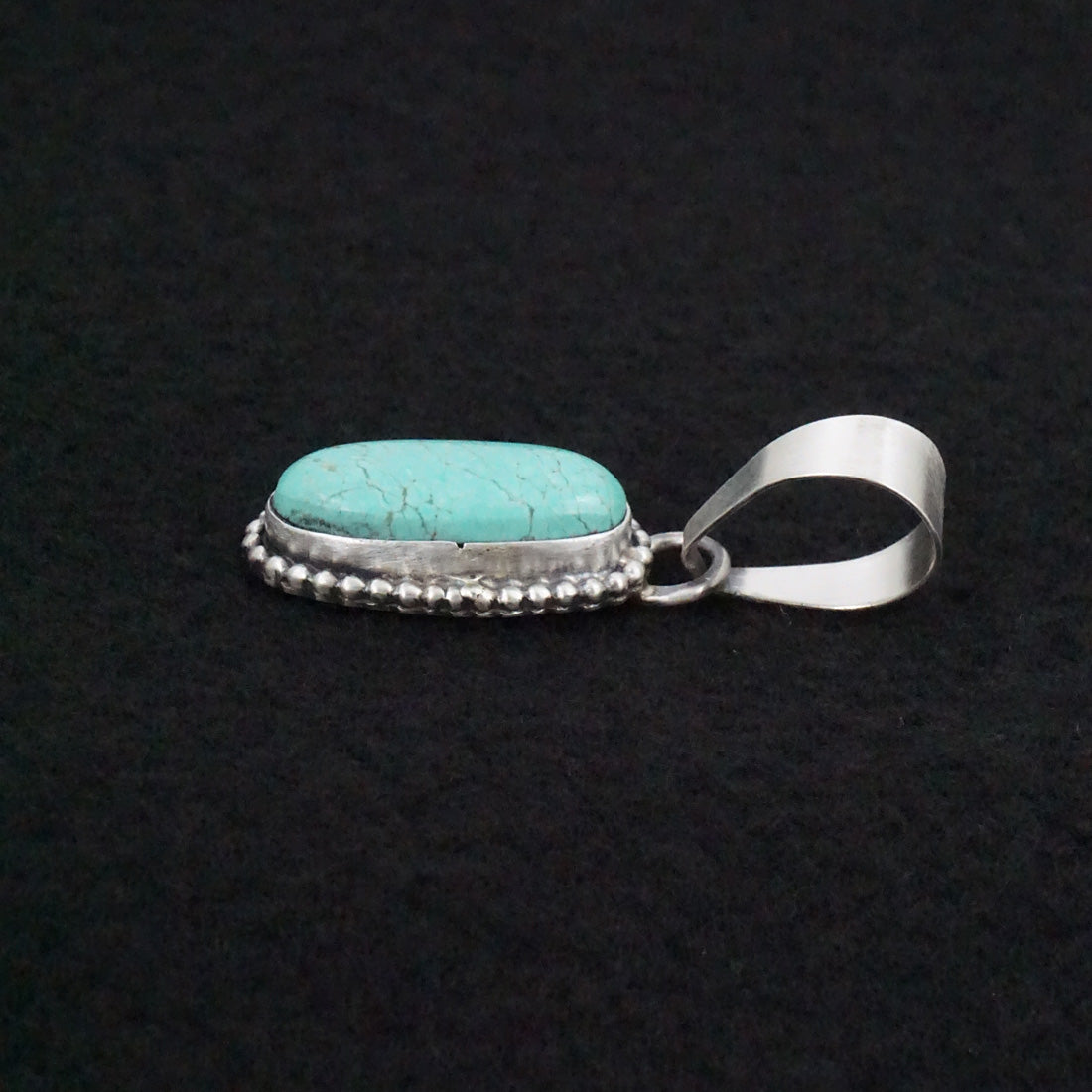 Randy Billy Turquoise & Sterling Silver Pendant