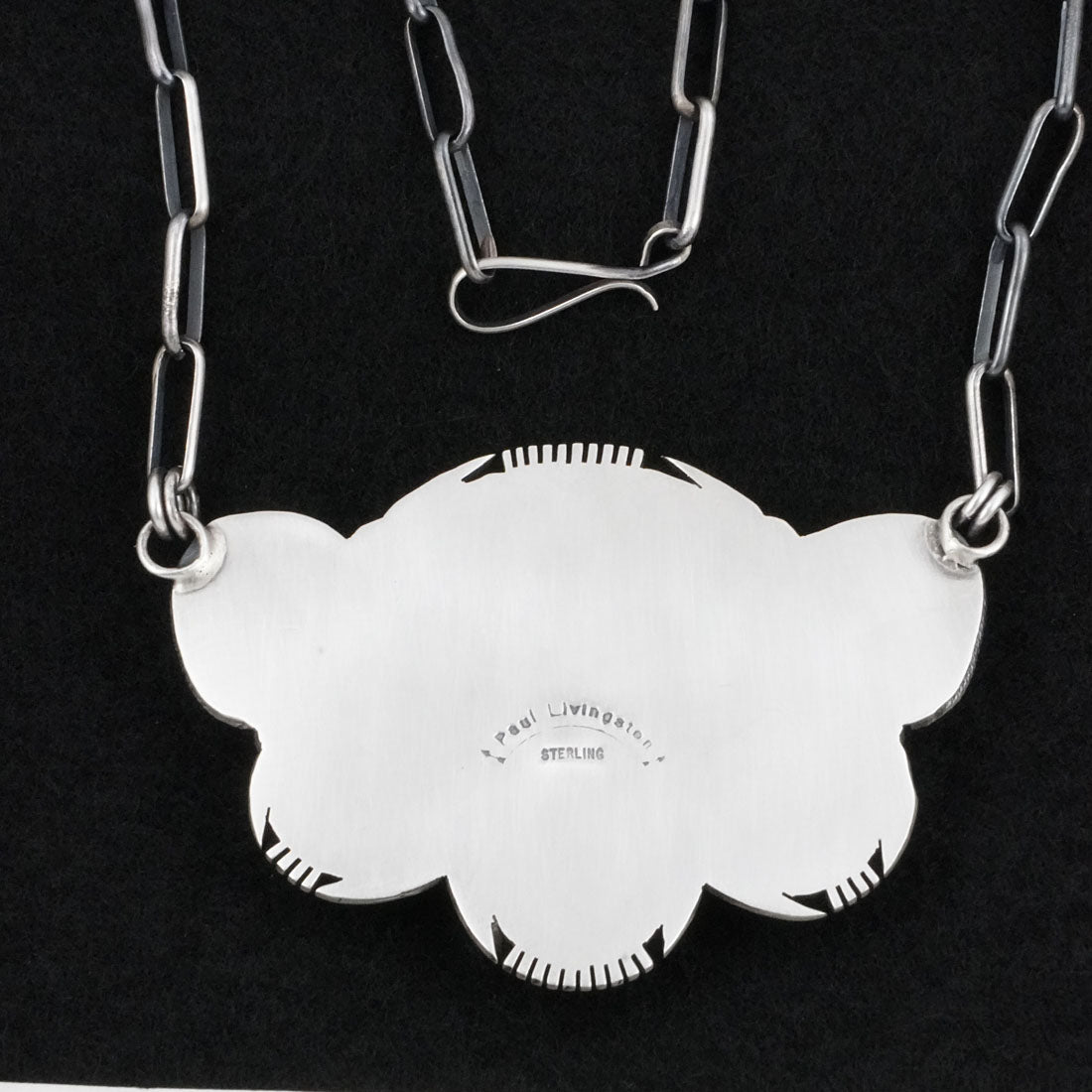 Paul Livingston Turquoise & Sterling Silver Necklace