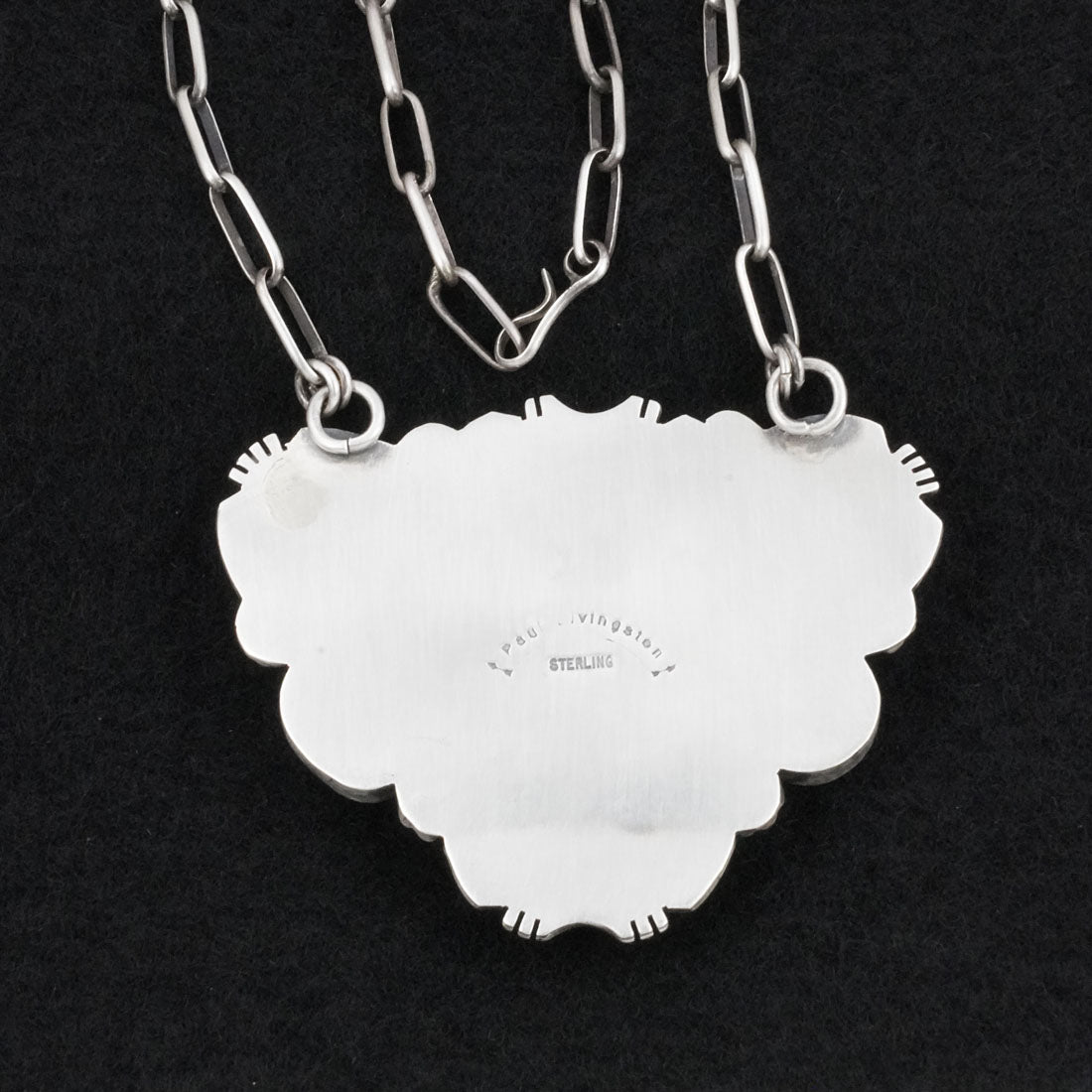 Paul Livingston Turquoise & Sterling Silver Necklace