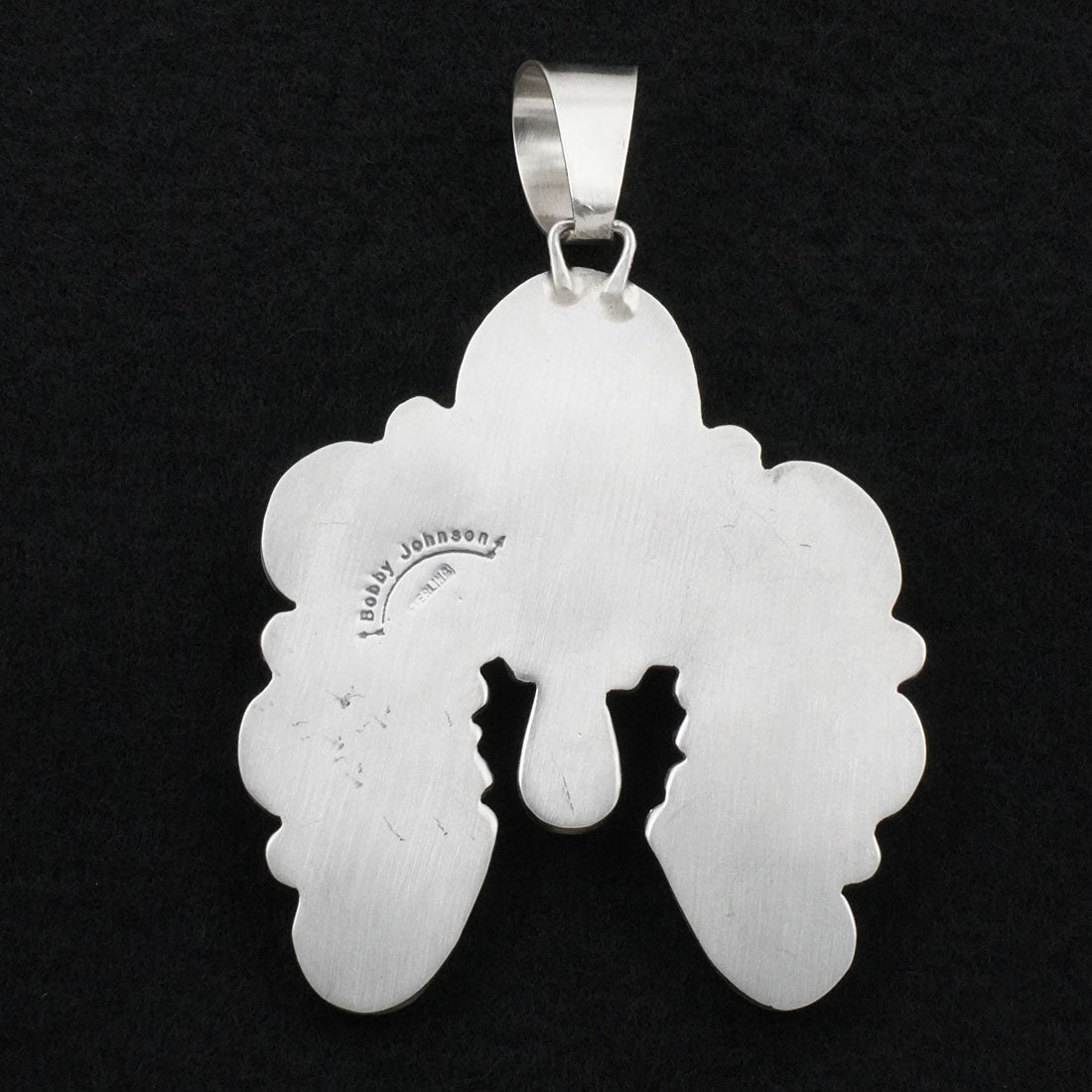 Bobby Johnson Spiny Oyster & Sterling Silver Pendant