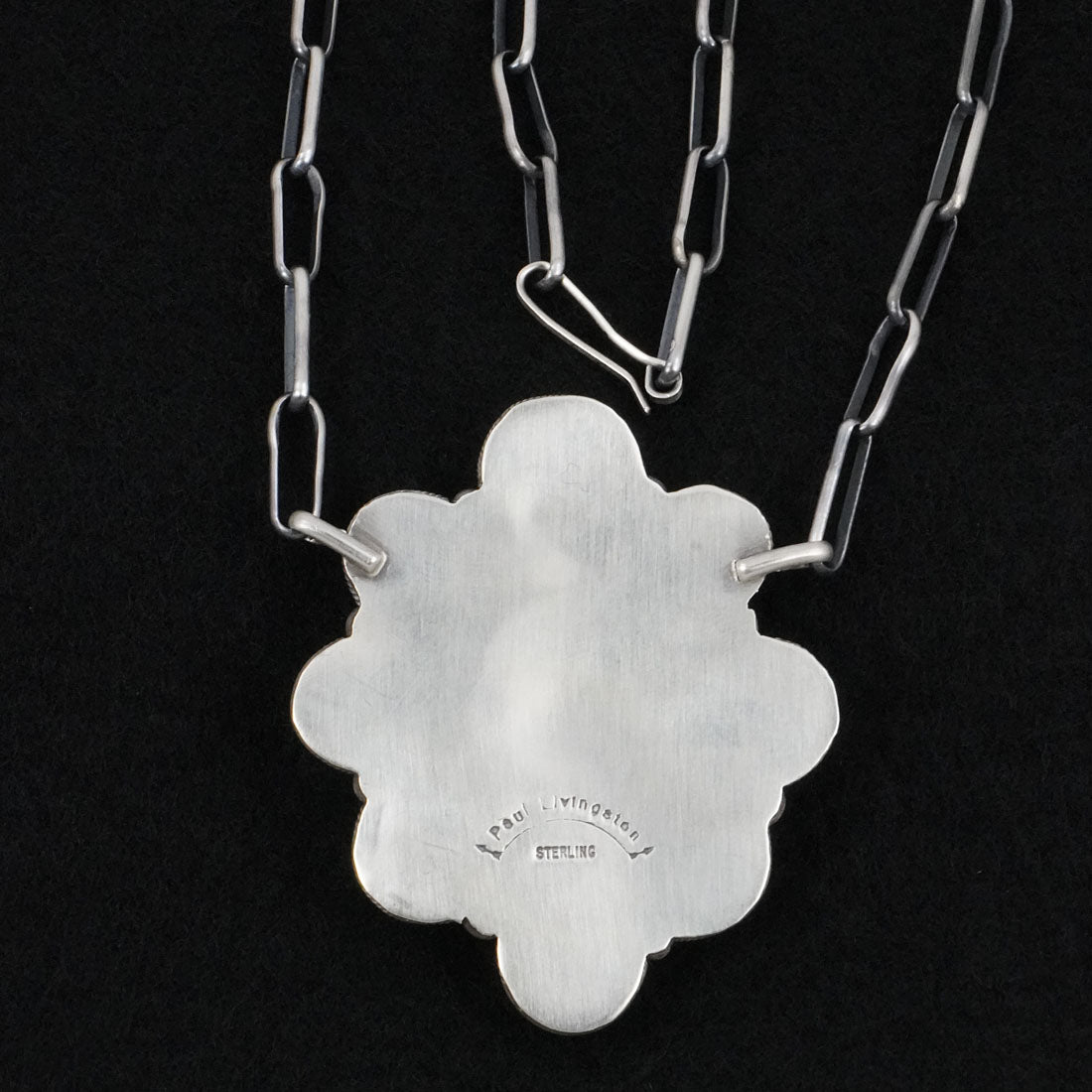 Paul Livingston Turquoise & Sterling Silver Necklace