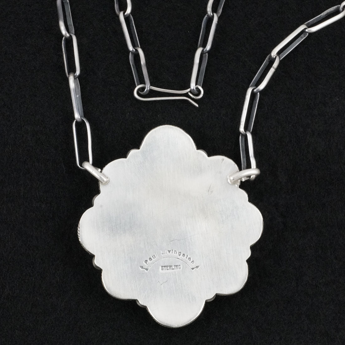 Paul Livingston Turquoise & Sterling Silver Necklace