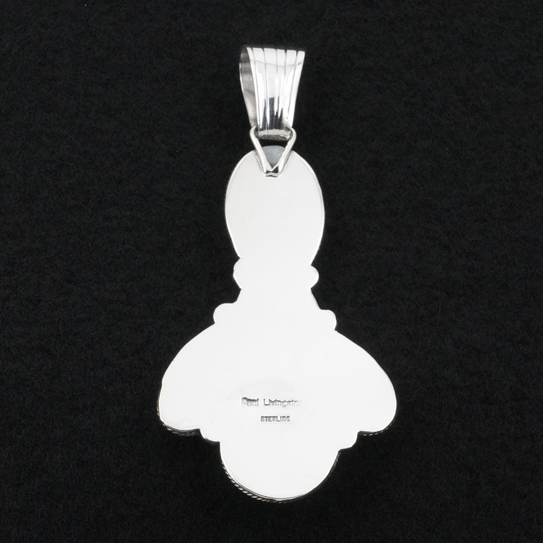 Paul Livingston Spiny Oyster & Sterling Silver Pendant