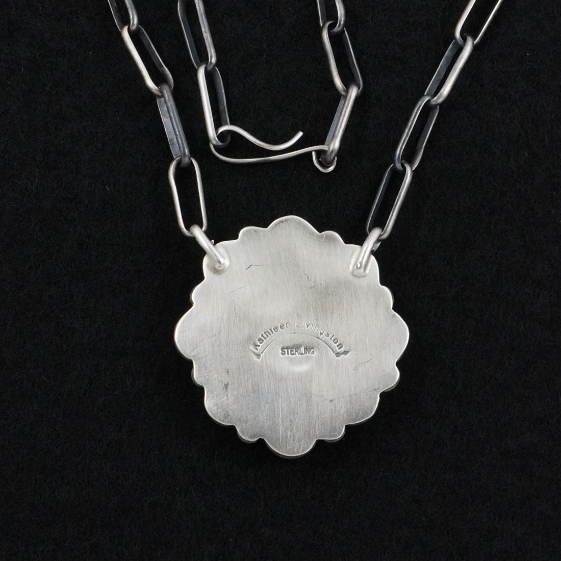 Kathleen Livingston Turquoise & Sterling Silver Necklace