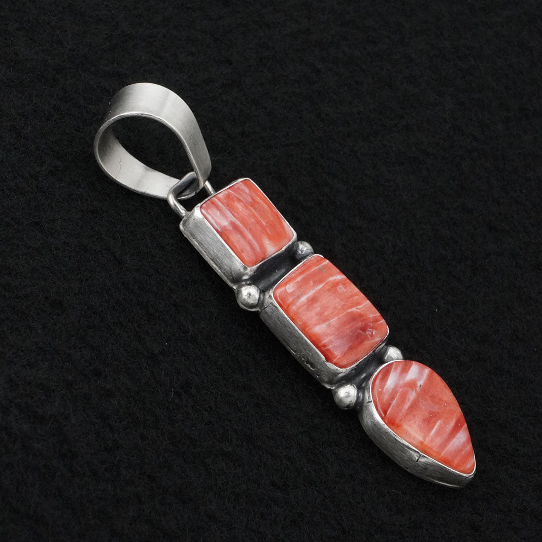 Bobby Johnson Spiny Oyster & Sterling Silver Pendant