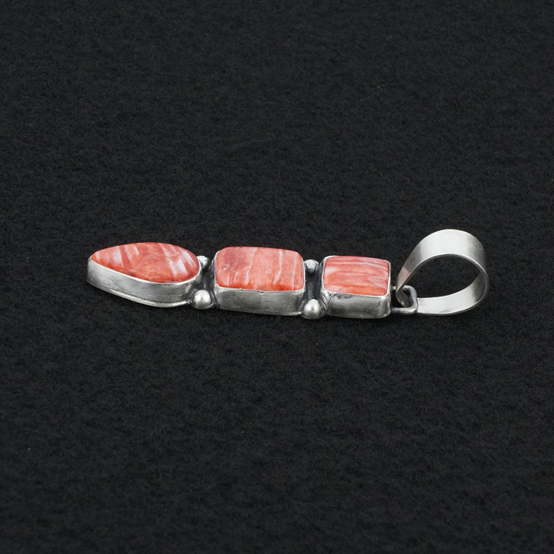 Bobby Johnson Spiny Oyster & Sterling Silver Pendant