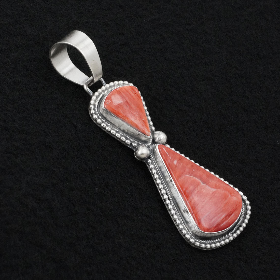 Bobby Johnson Spiny Oyster & Sterling Silver Pendant