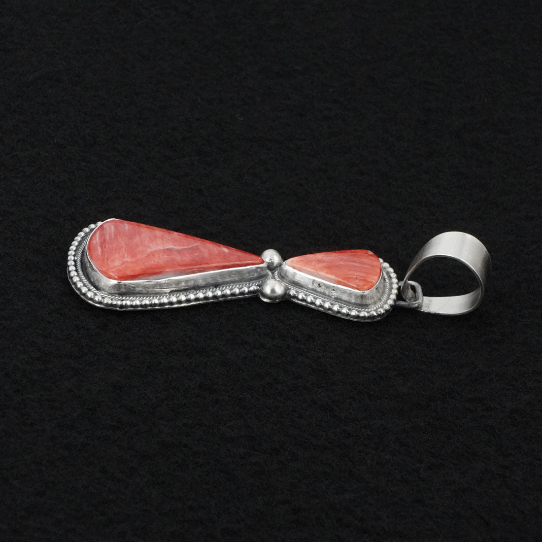 Bobby Johnson Spiny Oyster & Sterling Silver Pendant