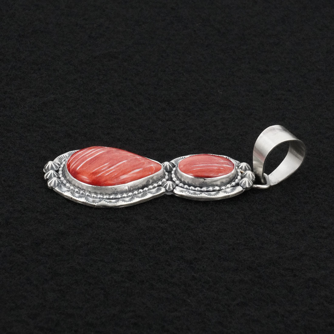 Bobby Johnson Spiny Oyster & Sterling Silver Pendant