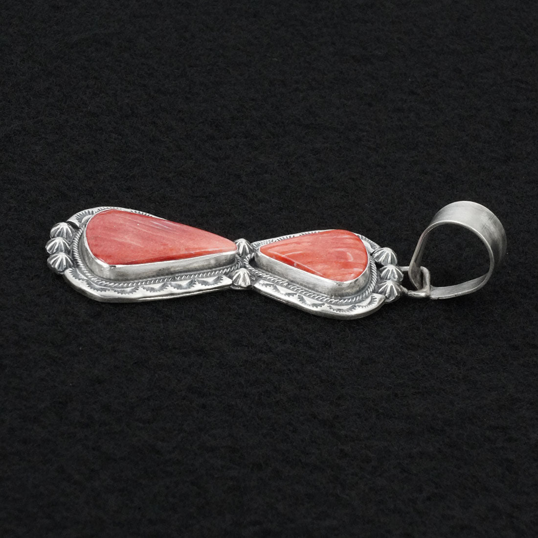 Bobby Johnson Spiny Oyster & Sterling Silver Pendant