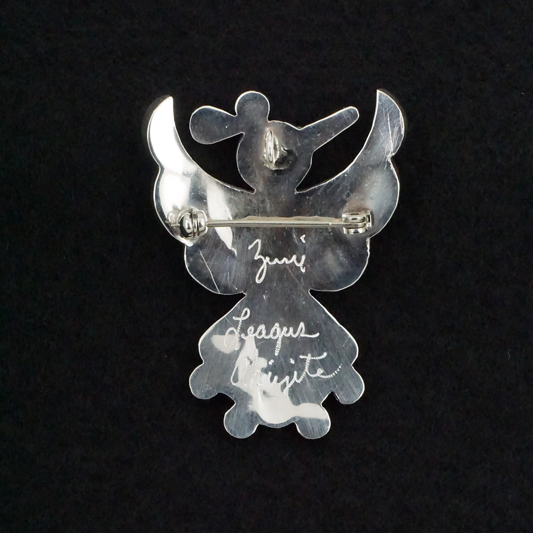 Leagus Ahiyite Multi-Stone & Sterling Silver Pin/Pendant