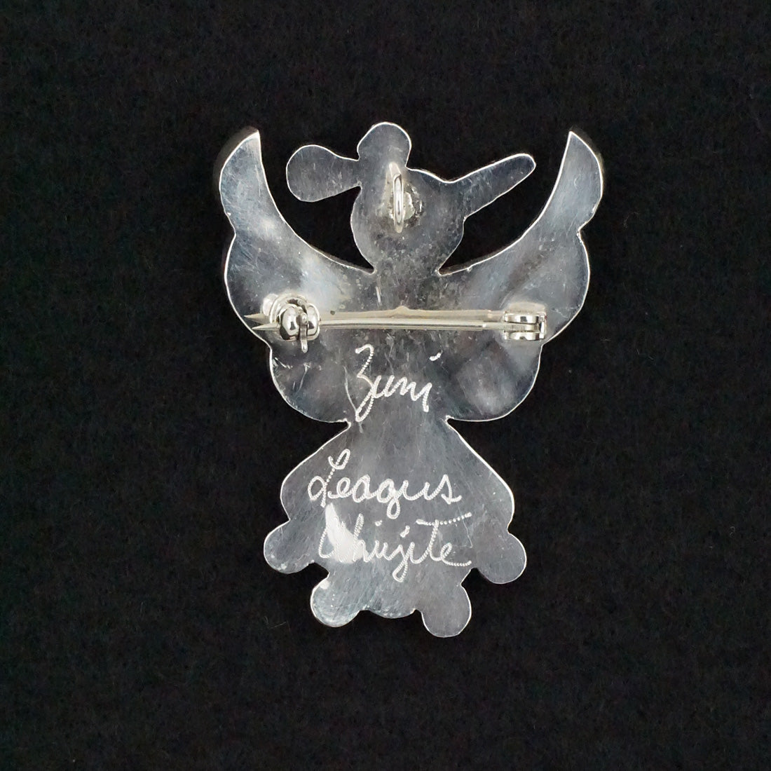 Leagus Ahiyite Multi-Stone & Sterling Silver Pin/Pendant
