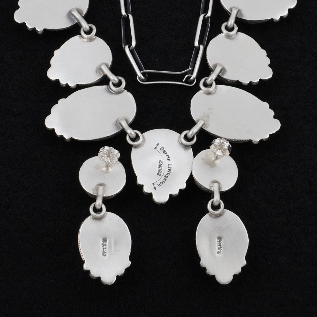 Darrin Livingston Turquoise, Spiny Oyster & Sterling Silver Necklace Set (Copy)