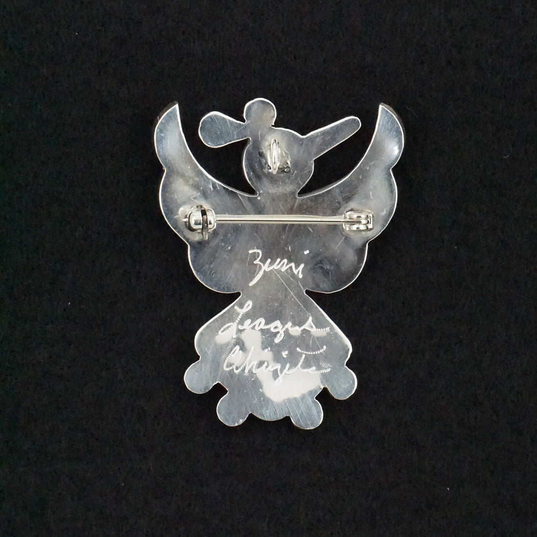 Leagus Ahiyite Multi-Stone & Sterling Silver Pin/Pendant