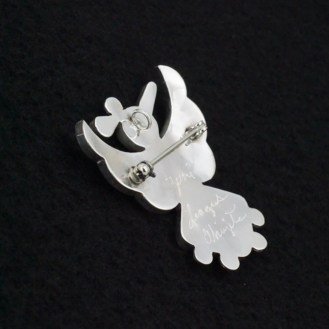 Leagus Ahiyite Multi-Stone & Sterling Silver Pin/Pendant