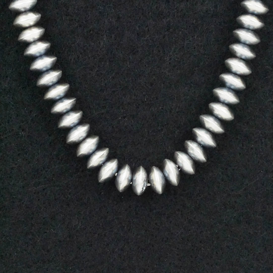 Bryannen Halwood Sterling Silver Navajo Pearl Necklace 16"