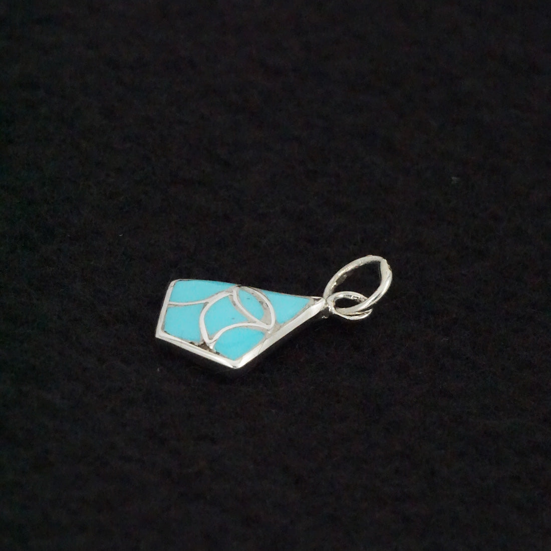 Orena Leekya Turquoise & Sterling Silver Pendant